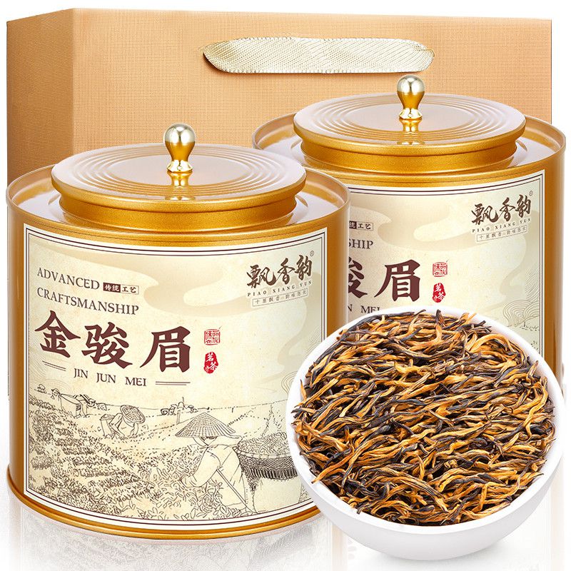 茉莉花茶叶毛尖新茶春茶浓香型老北京口粮茶特种180g金袋装